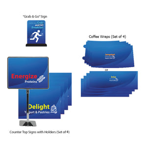 Best Western Core Complete Breakfast Package with Table Top Signs